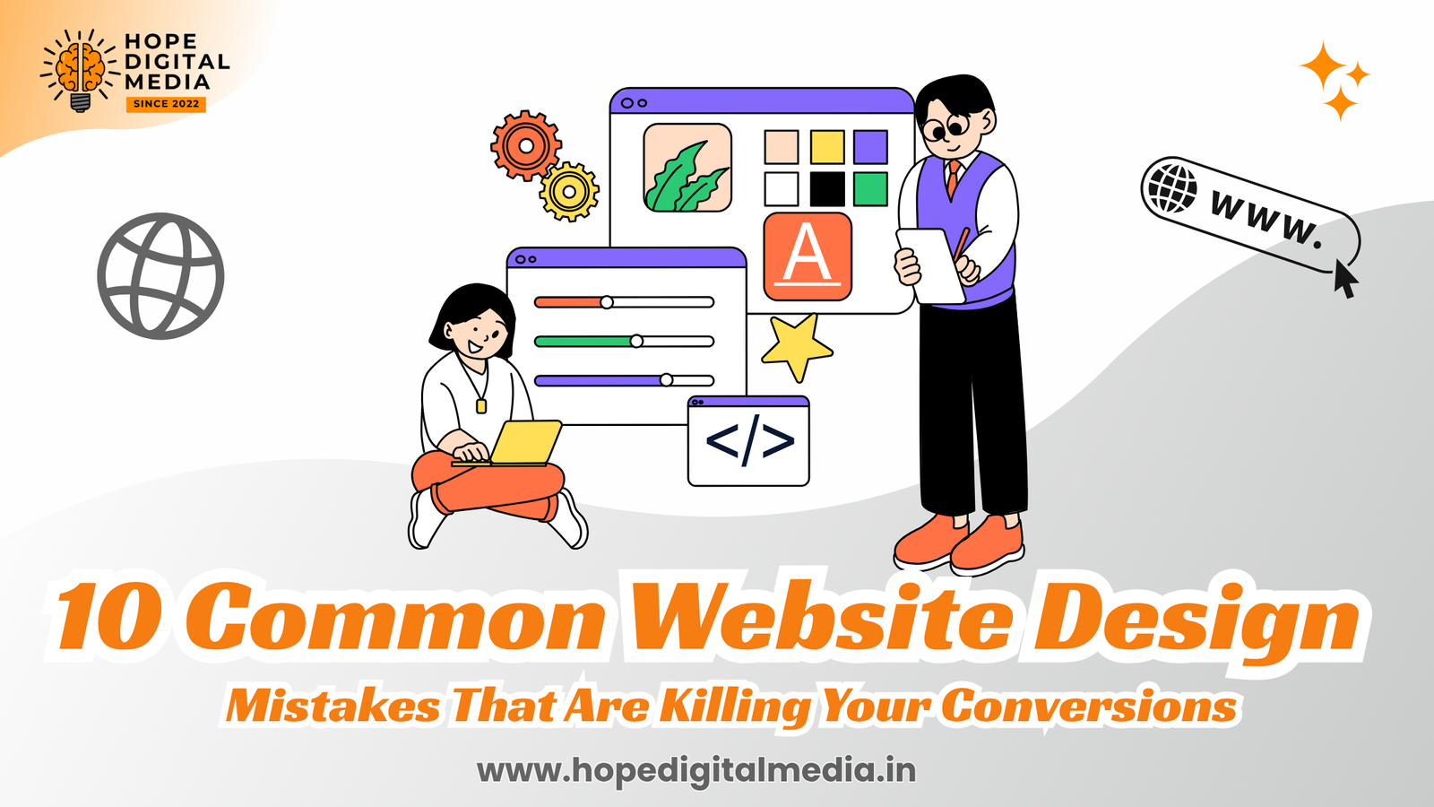 Top 10 Common Website Design Mistakes That Are Killing Your Conversions