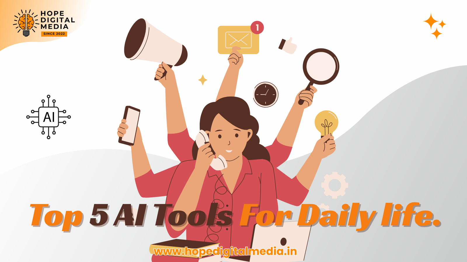 Work Smarter, Not Harder : Unlock Productivity with These 5 AI Tools.